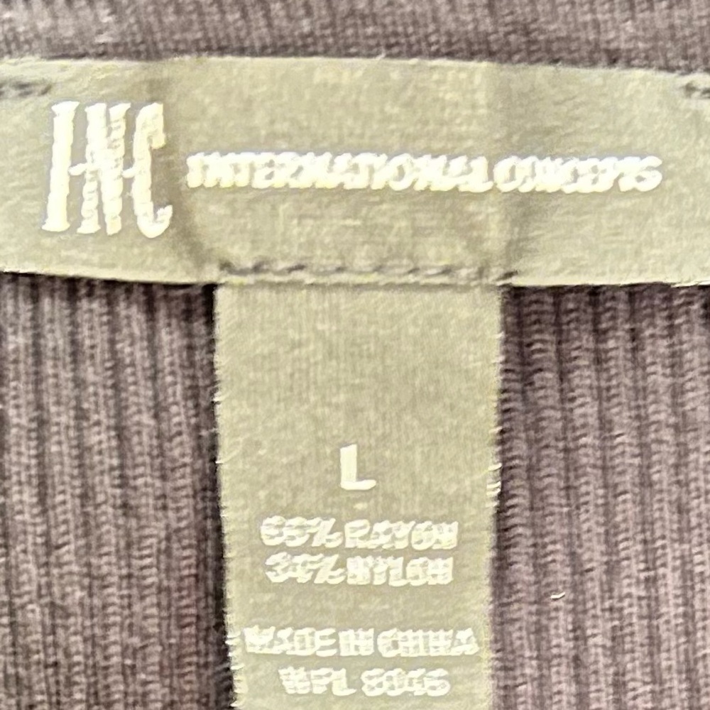 INC off shoulder knit top black - Picture 3 of 3